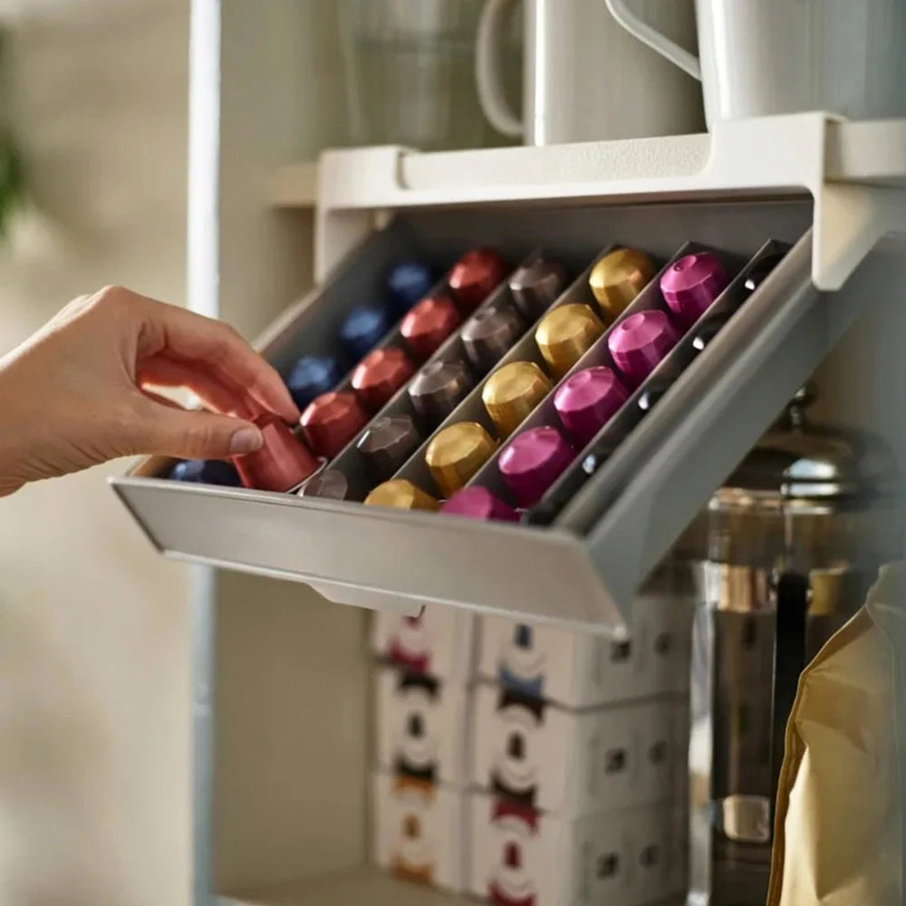 Kaffee Kapsel Teebeutel Aufbewahrungsregal Schublade Organisation