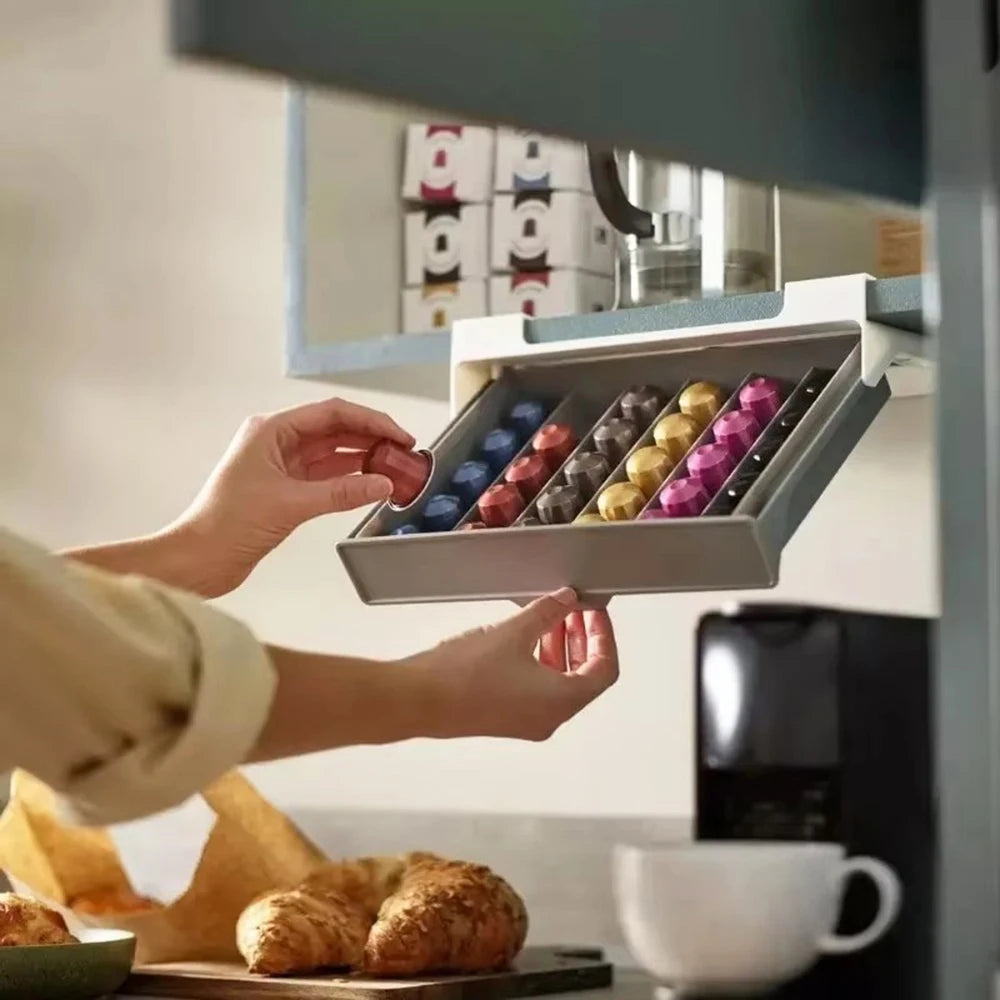 Kaffee Kapsel  Teebeutel Aufbewahrungsregal Schublade Organisation